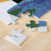 雪だるま用スキー ジグソーパズル (側面)