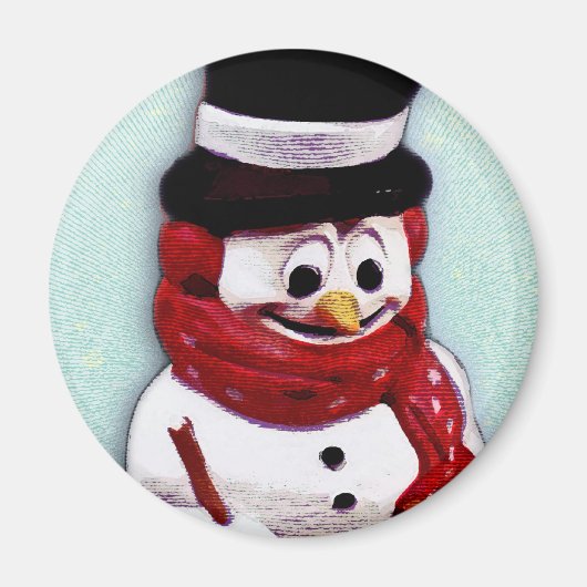 雪だるま磁石 マグネット (正面)