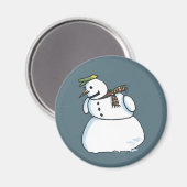雪だるま磁石 マグネット (正面/裏面)