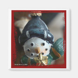 雪だるま磁石 マグネット