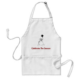 雪だるま祝ザシーズン スタンダードエプロン