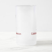 雪だるま祝ザシーズン フロストグラスビールジョッキ (中央)