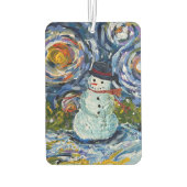 雪だるま空気清浄機 カーエアーフレッシュナー (裏面)