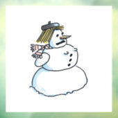 雪だるま窓が引っ掛かる ウィンドウサイン (シート3)