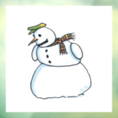 雪だるま窓貼り ウィンドウサイン (シート3)
