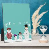 雪だるま系 フォトプラーク (側面)