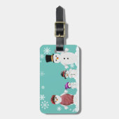 雪だるま系 ラゲッジタグ (正面縦)