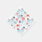 雪だるま紙ナプキンス スタンダードカクテルナプキン (角)