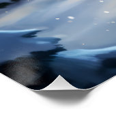 雪だるま絵画の ポスター (コーナー)