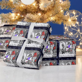 雪だるま絵画包装紙 ラッピングペーパー