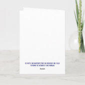 雪だるま編み物 サンキューカード (裏面)