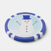 雪だるま芸術 ポーカーチップ (シングル)