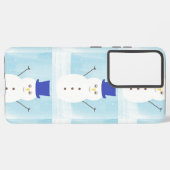 雪だるま芸術 SAMSUNG GALAXYケース (裏面横)