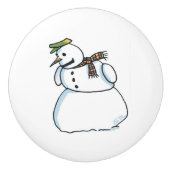 雪だるま製ノブ セラミックノブ (正面)