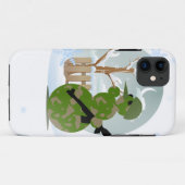 雪だるま軍人クリスマス Case-Mate iPhoneケース (裏面(横))