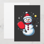 雪だるま遊のスピックボールスポーツクリスマス恋人 セーブザデート (正面/裏面)