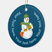 雪だるま配管工 セラミックオーナメント (左)