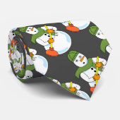 雪だるま配管工 ネクタイ (ロール)