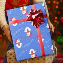 雪だるま雪片で雪を降らせる