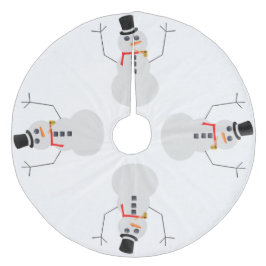 雪だるま霜の降りたのスカート フリース ツリースカート