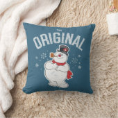 雪だるま霜の降りた™ |オリジナル クッション (ブランケット)