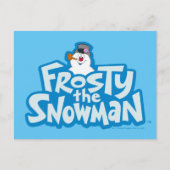 雪だるま霜の降りた™ |スタッ霜の降りたクロゴ シーズンポストカード (正面)