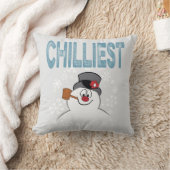 雪だるま霜の降りた™ |子ども向け クッション (ブランケット)