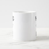 雪だるま霜の降りた™ |抱きしめる ジャンボコーヒーマグカップ (正面)