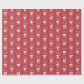 雪だるま霜の降りた™ |抱きしめる ラッピングペーパー (フラット)