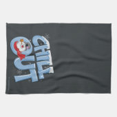 雪だるま霜の降りた™ |落ち着け キッチンタオル (横)