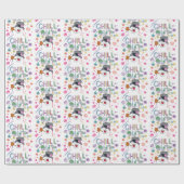 雪だるま霜の降りた™ | "落ち着け"虹の色 ラッピングペーパー (フラット)