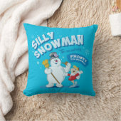 雪だるま霜の降りた™ | "間抜け雪だるま" クッション (ブランケット)