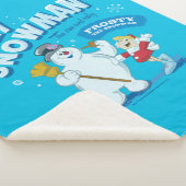 雪だるま霜の降りた™ | "間抜け雪だるま" シェルパブランケット (3/4)