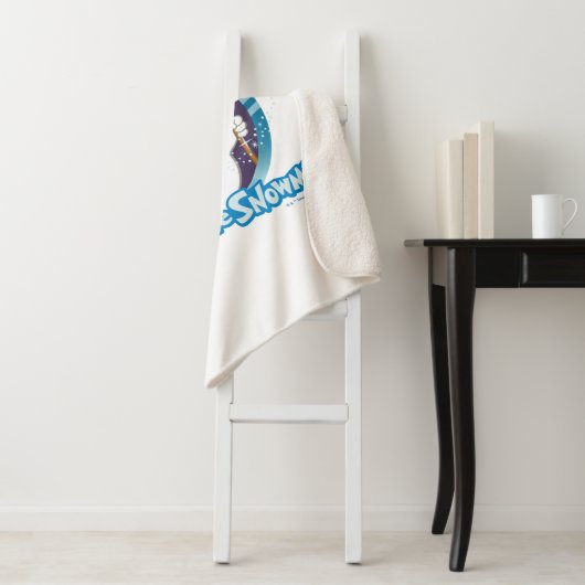 雪だるま霜の降りた™ |魔法の霜の降りたポートレート シェルパブランケット (インサイチュ)