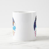 雪だるま霜の降りた™ | Candy カラフル Stakein名 ジャンボコーヒーマグカップ (正面)