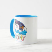 雪だるま霜の降りた™ | Candy カラフル Stakein名 マグカップ (正面左)