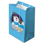 雪だるま霜の降りた™ | Candy カラフル Stakein名 ミディアムペーパーバッグ (裏面アングル)