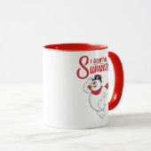 雪だるま霜の降りた™ | I Do't Do Summer マグカップ (正面右)