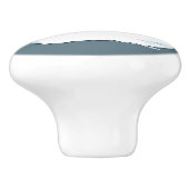 雪だるま青セラミックノブ セラミックノブ (側面)