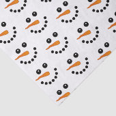 雪だるま顔クリスマスホリデーフェスティバル 薄葉紙 (詳細)