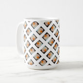 雪だるま顔マグ コーヒーマグカップ (正面左)