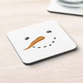 雪だるま顔 コースター (左側)