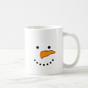 雪だるま顔 コーヒーマグカップ