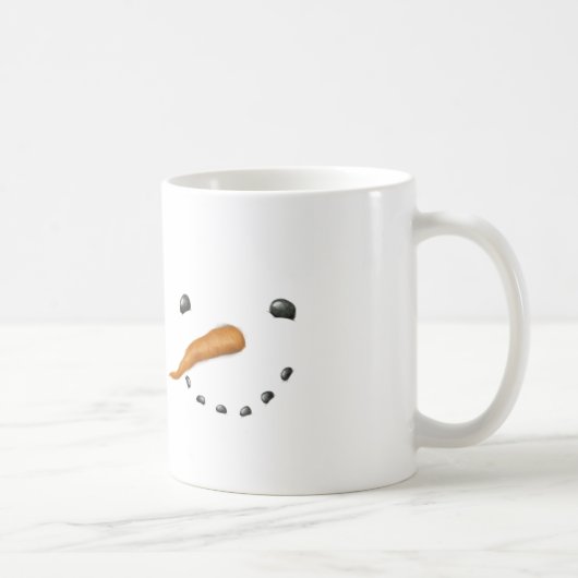 雪だるま顔 コーヒーマグカップ (右)