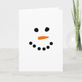 雪だるま顔 シーズンカード