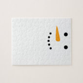 雪だるま顔 ジグソーパズル (横)