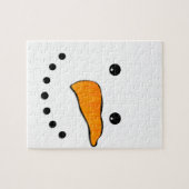 雪だるま顔 ジグソーパズル (横)