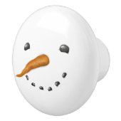 雪だるま顔 セラミックノブ (右)