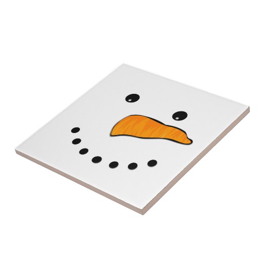 雪だるま顔 タイル (側面)