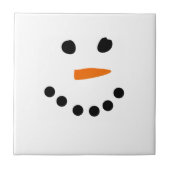 雪だるま顔 タイル (正面)